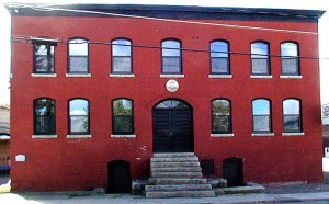 Front view of the Old Labor Hall