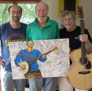 Pete Seeger with Mark Greenberg and Ben Koenig