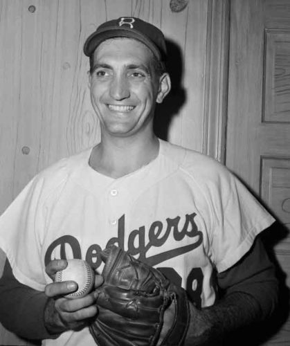 Ralph Branca, pitcher for the Brooklyn Dodgers