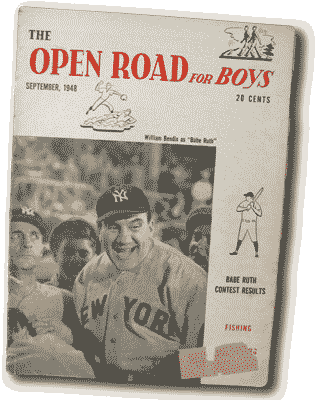 Magazine cover "Open Road for Boys"