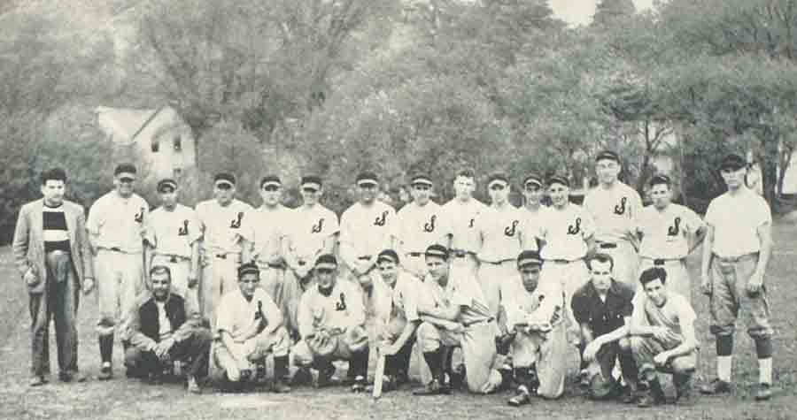 1950 baseball team from Spaulding High School